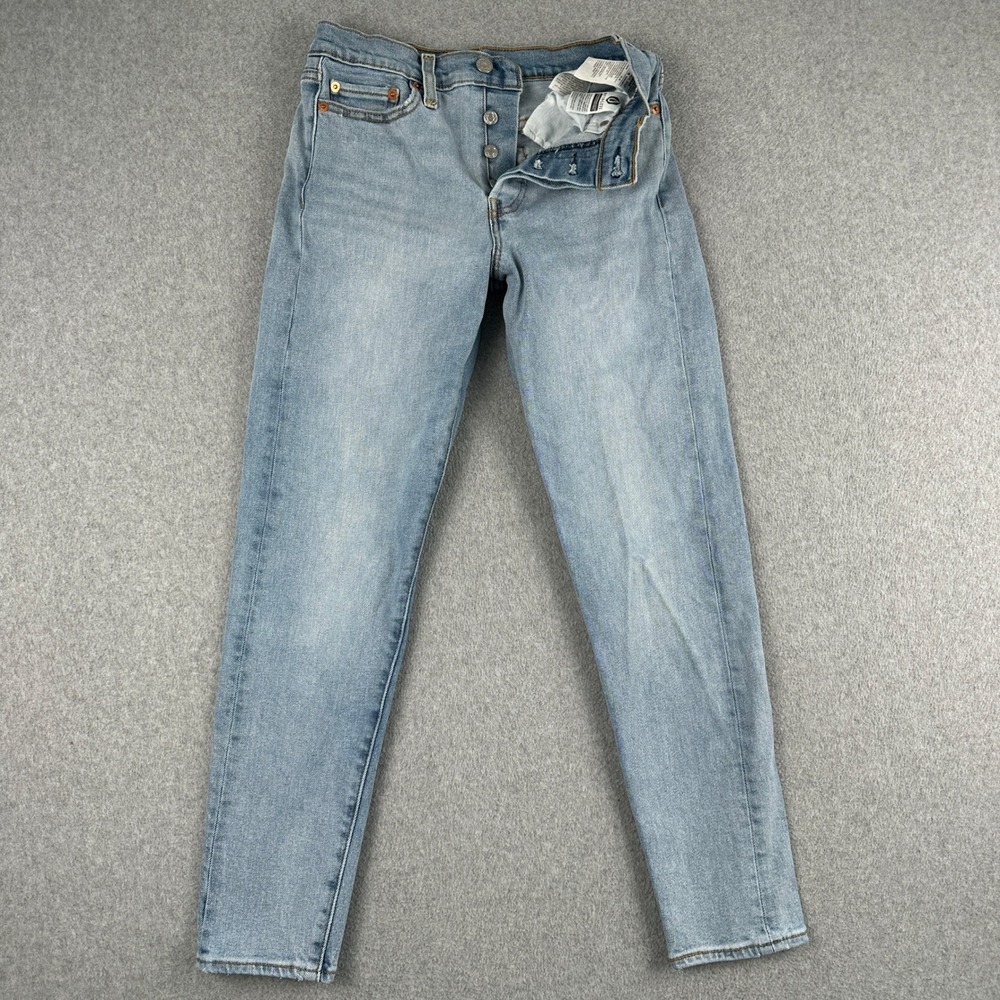 Levi's Jeans‎ Women's 26 Blue Button Fly Skinny Light Wash Denim Western Rodeo